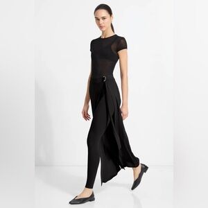 MARELLA NYC Waverly Sustainable European Jersey Skirted Pants